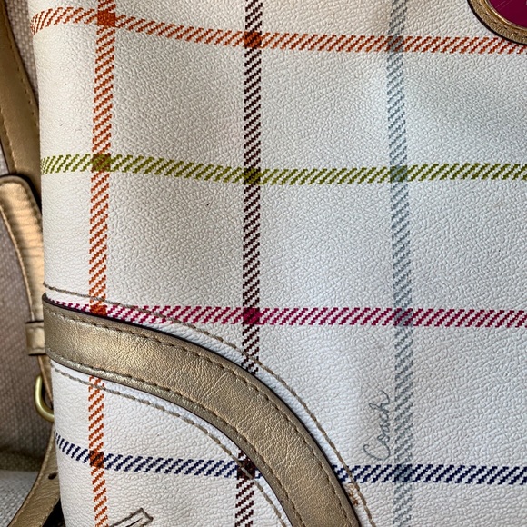 AUTHENTIC Coach Tattersall Crossbody Bag - Picture 3 of 14